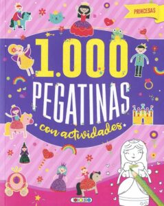 Portada 1000 PEGATINAS CON ACTIVIDADES- PRINCESAS -  - TODOLIBRO