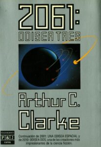 Portada 2061 ODISEA TRES - ARTHUR C. CLARKE - PLAZA Y JANES