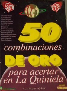 Portada 50 COMBINACIONES DE ORO PARA ACERTAR EN LA QUINIELA - FERNANDO GARCIA GUDIÑA - INFORMATICA Q