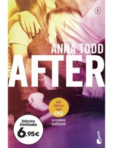 Portada AFTER (SERIE AFTER 1) - ANNA TODD - ESPASA CALPE