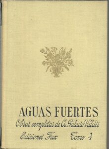 Portada AGUAS FUERTES - AARMANDO PALACIO VALDES - FAX