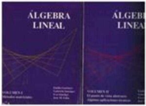 Portada ALGEBRA LINEAL  TOMO I Y TOMO II - EMILIO GARBAYO, GABRIELA SANSIGRE, EVA SANCHEZ Y J - PALERMO
