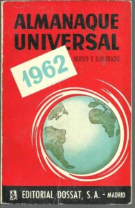 Portada ALMANAQUE UNIVERSAL 1962 - VVAA - DOSSAT