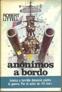 Portada ANONIMOS A BORDO - ROBERT LITTELL - PLAZA Y JANES