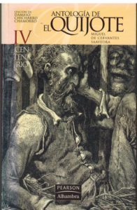 Portada ANTOLOGIA DE EL QUIJOTE - MIGUEL DE CERVANTES SAAVEDRA - PEARSON ALHAMBRA