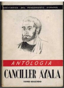 Portada ANTOLOGIA. TOMO SEGUNDO - CANCILLER AYALA - EDICIONES FE
