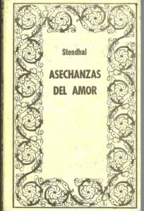 Portada ASECHANZAS DEL AMOR - STENDHAL - PETRONIO