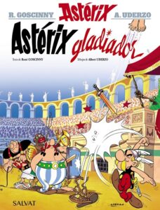 Portada ASTÉRIX GLADIADOR - RENÉ GOSCINNY - BRUÑO