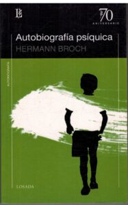 Portada AUTOBIOGRAFIA PSIQUICA - HERMANN BROCH - LOSADA