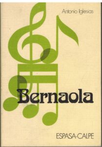 Portada BERNAOLA - ANTONIO IGLESIAS  - ESPASA CALPE