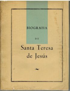 Portada BIOGRAFIA DE SANTA TERESA DE JESUS - ---------- - BORIS BUREBA
