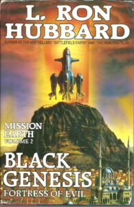 Portada BLACK GENESIS. FORTRESS OF EVIL - L RON HURBARD - FIRST UNITED KINGDOM EDITION