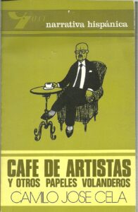 Portada CAFE DE ARTISTAS Y OTROS PAPELES VOLANDEROS - CAMILO JOSE CELA - ALCE