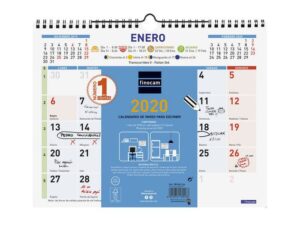 Portada CALENDARIO PARED 2020 COLOR ESCRIBIR M 30X24,7 -  -