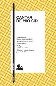Portada CANTAR DEL MIO CID - ANONIMO - ESPASA CALPE