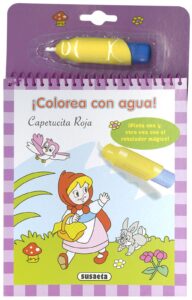 Portada CAPERUCITA ROJA   (COLOREA CON - EDICIONES, SUSAETA - SUSAETA