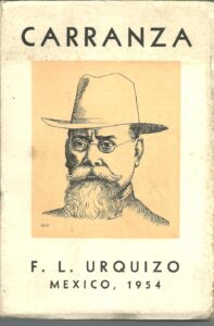 Portada CARRANZA - FRANCISCO L URQUIZO - MEXICO