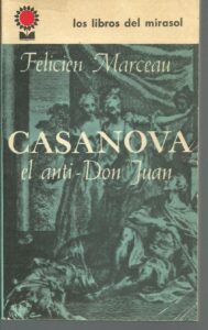 Portada CASANOVA. EL ANTI DON JUAN - FELICIEN MARCEAU - FABRIL