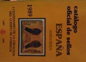 Portada CATALOGO OFICIAL DE SELLOS ESPAÑA ANDORRA 1989 - VARIOS AUTORES -