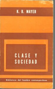 Portada CLASE Y SOCIEDAD - K.B.MAYER - PAIDOS
