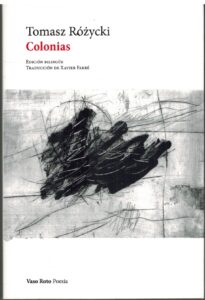 Portada COLONIAS - TOMASZ ROZYCKI - VASO ROTO