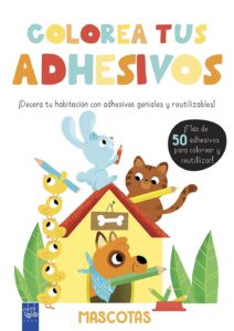 Portada COLOREA TUS ADHESIVOS. MASCOTAS -  - ESPASA CALPE