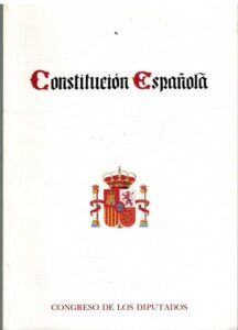 Portada CONSTITUCION ESPAÑOLA - - - CONGRESO DE LOS DIPUTADOS