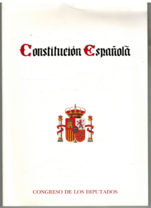 Portada CONSTITUCION ESPAÑOLA - - - CONGRESO DE LOS DIPUTADOS