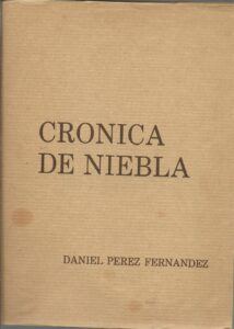 Portada CRONICA DE NIEBLA - DANIEL PEREZ FERNANDEZ - RAUL