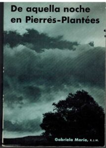 Portada DE AQUELLA NOCHE EN PIERRES-PLANTEES - GABRIELA MARIA - BARCELONA