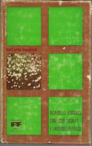 Portada DESARROLLO ECONOMICOCONFLICTOS SOCIALES Y LIBERTAD - KARL OTTO HONDRICH - EURAMERICA