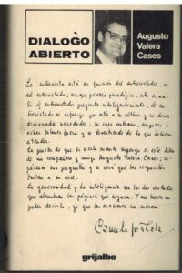 Portada DIALOGO ABIERTO - AUGUSTO VALERA CASES - GRIJALBO