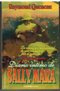 Portada DIARIO INTIMO DE SALLY MARA - RAYMOND QUENEAU - MARTINEZ ROCA