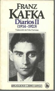 Portada DIARIOS II ( 1914 - 1923 ) - FRANZ KAFKA - BRUGUERA