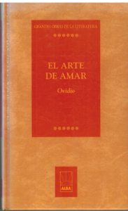 Portada EL ARTE DE AMAR - OVIDIO - ALBA