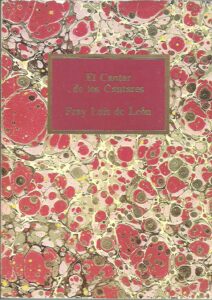Portada EL CANTAR DE LOS CANTARES DE SALOMON Y POESIAS - FRAY LUIS DE LEON - CLUB INTERNACIONAL DEL LIBRO