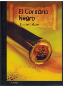 Portada EL CORSARIO NEGRO - EMILIO SALGARI - ANAYA