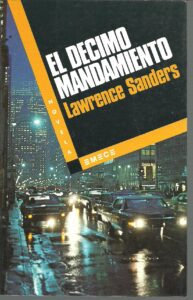 Portada EL DECIMO MANDAMIENTO - LAWRENCE SANDERS - EMECE