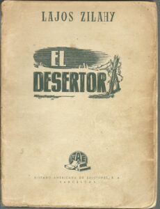 Portada EL DESERTOR - LAJOS ZILAHY - PLAZA Y JANES