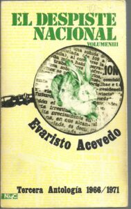 Portada EL DESPISTE NACIONAL. TERCERA ANTOLOGIA 1966-1971 - EVARISTO ACEVEDO - MAGISTERIO