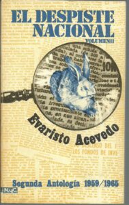 Portada EL DESPISTE NACIONAL. VOLUMEN II - EVARISTO ACEVEDO - MAGISTERIO