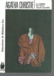 Portada EL HOMBRE DEL TRAJE COLOR CASTAÑO - AGATHA CHRISTIE - MOLINO