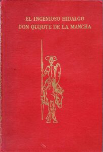 Portada EL INGENIOSO HIDALGO DON QUIJOTE DE LA MANCHA - MIGUEL DE CERVANTES - J. PEREZ DEL HOYO