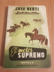 Portada EL MOTOR SUPREMO - JOSE BERTI - PLENITUD