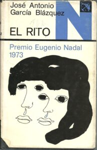 Portada EL RITO - JOSE ANTONIO GACIA BLAZQUEZ - DESTINO