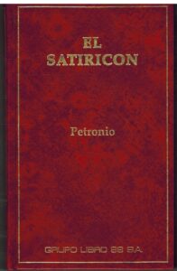 Portada EL SATIRICON - PETRONIO - GRUPO LIBRO 88