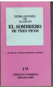 Portada EL SOMBRERO DE TRES PICOS - PEDRO ANTONIO DE ALARCON - EDICIONES AUBI