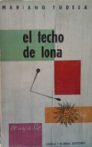 Portada EL TECHO DE LONA - MARIANO TUDELA - PAREJA Y BORRAS
