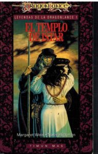 Portada EL TEMPLO DE ISTAR. LEYENDAS DE LA DRAGONLANCE I - MARGARET WEIS / TRACY HICKMAN - TIMUN MAS