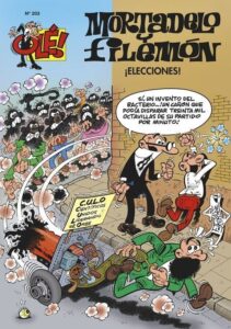 Portada ¡ELECCIONES! (OLÉ! MORTADELO 203) - FRANCISCO IBÁÑEZ - PLAZA Y JANES